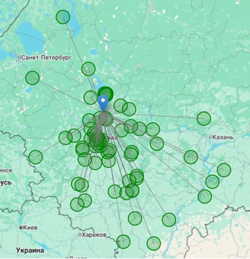 Карта связей Кубка Гагарина